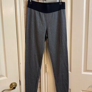 Mossimo Supply Co. Black Waistband with Gray Fabric Leggings